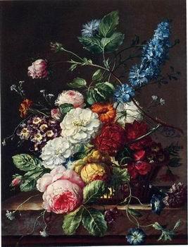 unknow artist Floral, beautiful classical still life of flowers 08 oil painting image